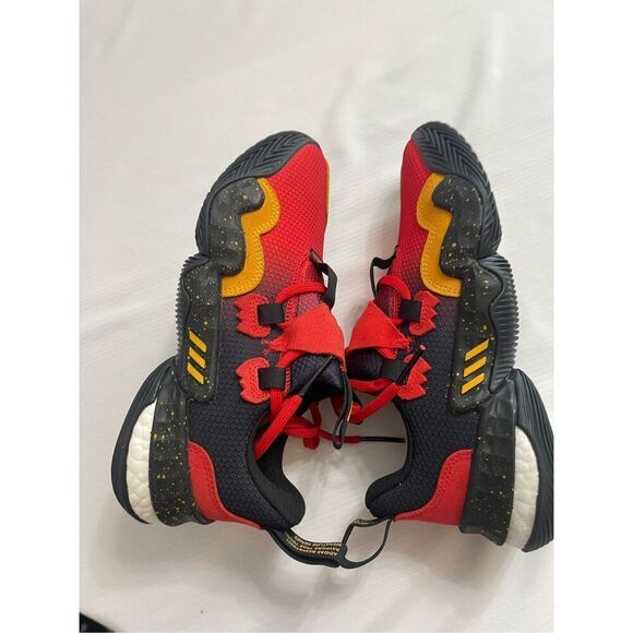 Adidas Trae Young 1 Men's Basketball Sneakers Vivid Red GY3772 Size 5 - Picture 7 of 9